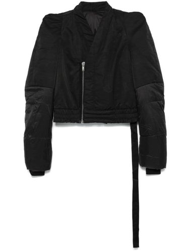 Zipped Nylon Bomber Jacket - Rick Owens Drkshdw - Modalova