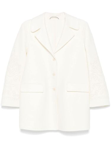 Wool Single-breasted Coat - Ermanno Scervino - Modalova