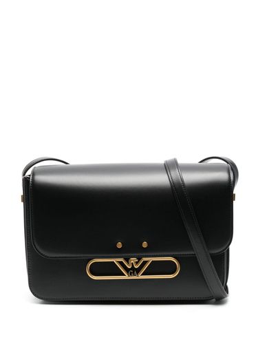 Large Leather Shoulder Bag - Emporio Armani - Modalova