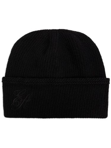 EMPORIO ARMANI - Logo Wool Beanie - Emporio Armani - Modalova