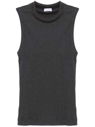 Cotton Tank Top - Brunello Cucinelli - Modalova