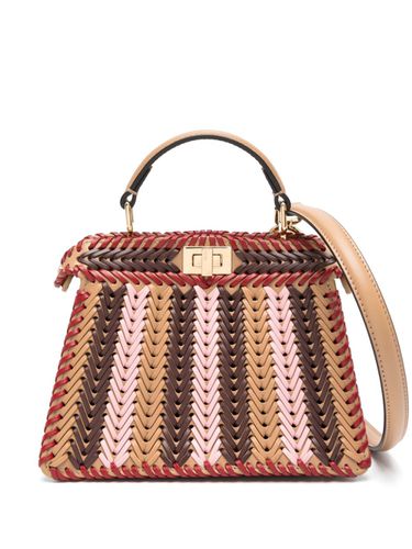 Peekaboo Iseeu Petite Crochet Handbag - Fendi - Modalova