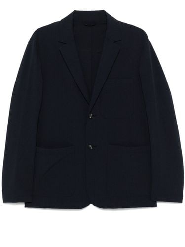 Nylon Single-breasted Jacket - Emporio Armani - Modalova