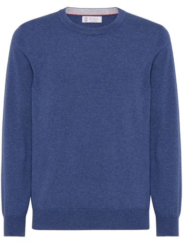 Cashmere Crewneck Sweater - Brunello Cucinelli - Modalova