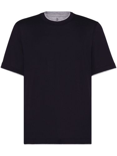 Faux Layering Cotton T-shirt - Brunello Cucinelli - Modalova