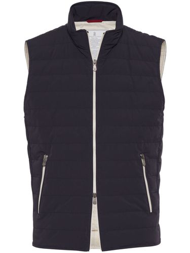 Nylon Down Vest - Brunello Cucinelli - Modalova