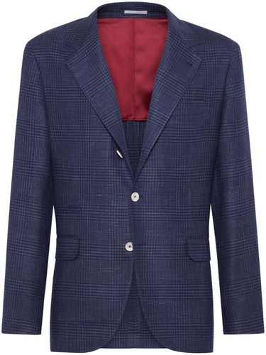 Prince Of Wales Deconstructed Jacket - Brunello Cucinelli - Modalova