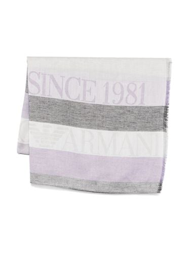 EMPORIO ARMANI - Striped Scarf - Emporio Armani - Modalova