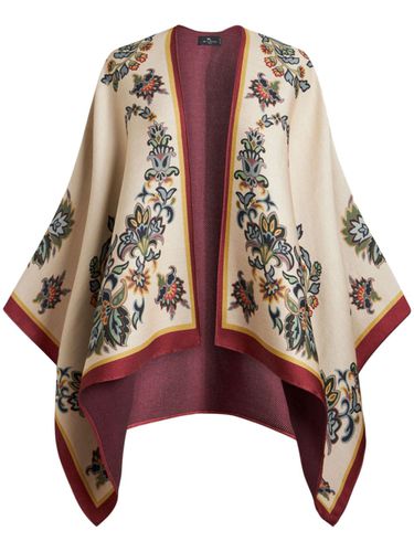 ETRO - Wool Printed Cape - Etro - Modalova