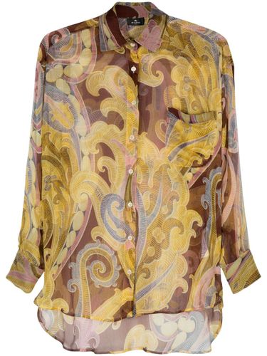 ETRO - Printed Silk Shirt - Etro - Modalova