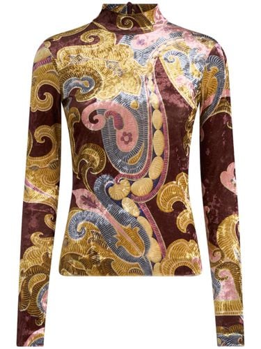 ETRO - Printed High-neck Sweater - Etro - Modalova