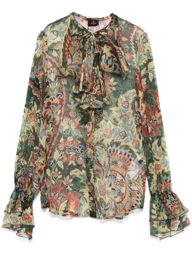 ETRO - Printed Silk Shirt - Etro - Modalova