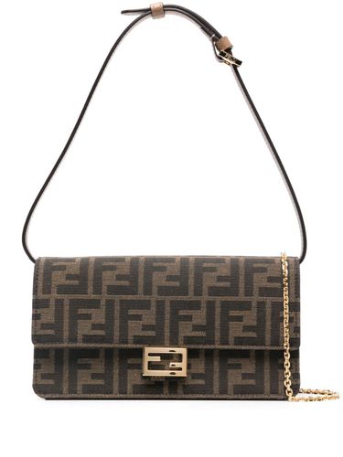 Baguette Ff Jacquard Mini Bag - Fendi - Modalova