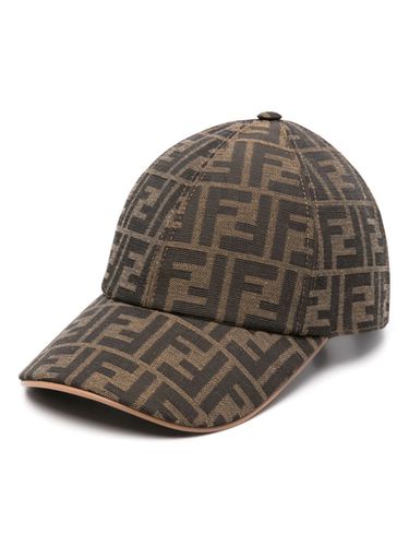 FENDI - Ff Jacquard Baseball Cap - Fendi - Modalova