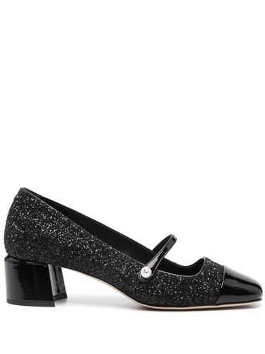 Elisa 45 Glittered Leather Pumps - Jimmy Choo - Modalova