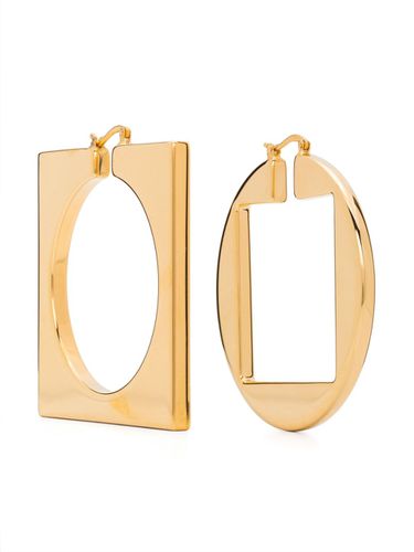 Les Creoles Rond Carre Earrings - Jacquemus - Modalova