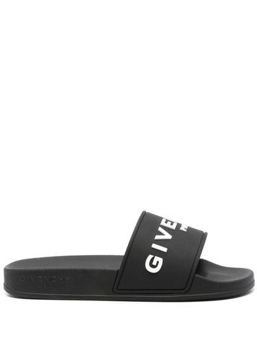 GIVENCHY - Logo Pool Slides - Givenchy - Modalova