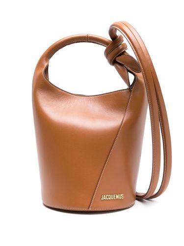 Le Petit Tourni Leather Bucket Bag - Jacquemus - Modalova