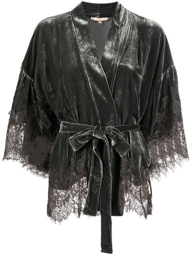 GOLDHAWK - Velvet Short Kimono - Goldhawk - Modalova