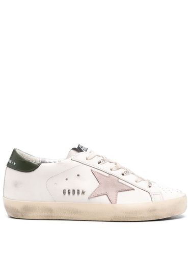 Super Star Leather Sneakers - Golden Goose - Modalova