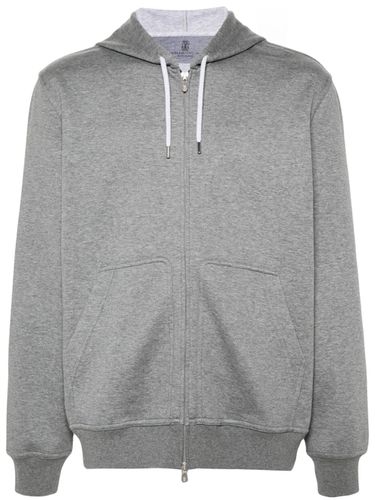 Cotton Blend Hoodie - Brunello Cucinelli - Modalova