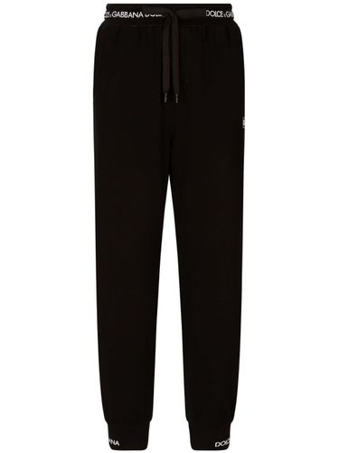 Cotton Jogging Trousers With Logo - Dolce & Gabbana - Modalova