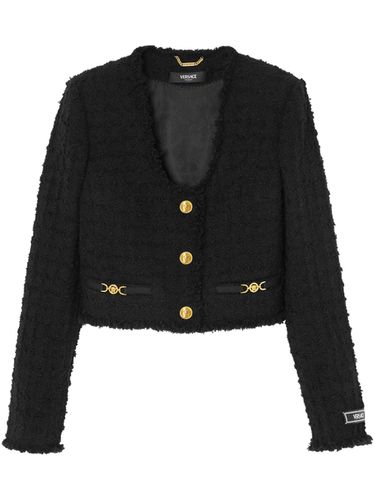 VERSACE - Bouclé Tweed Jacket - Versace - Modalova