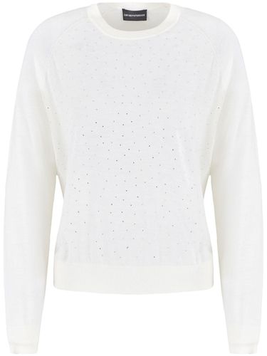 Wool Crewneck Sweater - Emporio Armani - Modalova