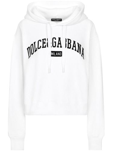 Logo Cotton Hoodie - Dolce & Gabbana - Modalova