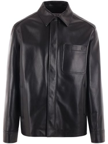 LOEWE - Leather Overshirt - Loewe - Modalova