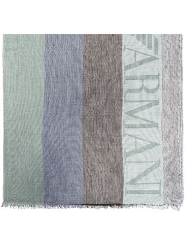 EMPORIO ARMANI - Striped Scarf - Emporio Armani - Modalova