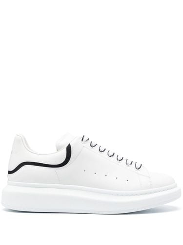 Oversized Leather Sneakers - Alexander McQueen - Modalova