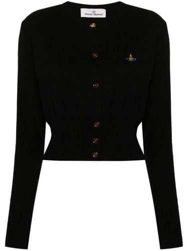 Cotton And Cashmere Cropped Cardigan - Vivienne Westwood - Modalova