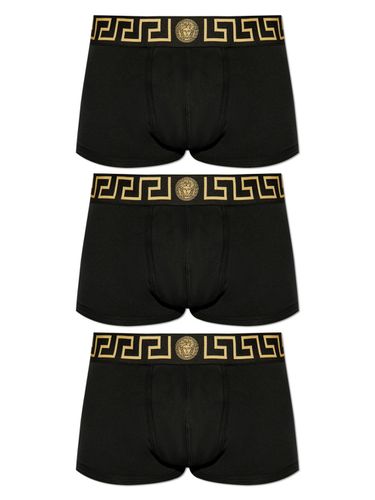 Greca Border Boxer Shorts 3-pack - Versace - Modalova