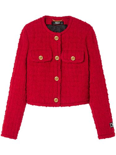 VERSACE - Wool Tweed Jacket - Versace - Modalova