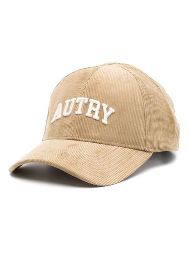 AUTRY - Logo Velvet Baseball Cap - Autry - Modalova