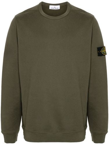 Logo Cotton Sweatshirt - Stone Island - Modalova