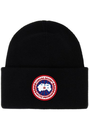 CANADA GOOSE - Logo Wool Beanie - Canada Goose - Modalova