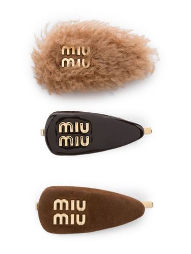 MIU MIU - Hair Clips - 3 Pack - Miu Miu - Modalova