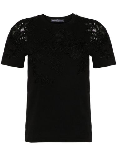 Embroidered Cotton T-shirt - Ermanno Scervino - Modalova