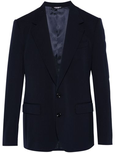 Wool Single-breasted Jacket - Dolce & Gabbana - Modalova