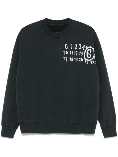 Logo Cotton Sweatshirt - MM6 Maison Margiela - Modalova