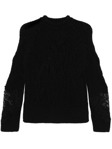 Embroidered Wool Sweater - Ermanno Scervino - Modalova