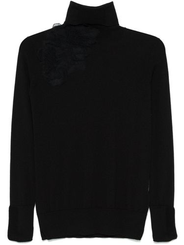 Wool Turtle-neck Sweater - Ermanno Scervino - Modalova