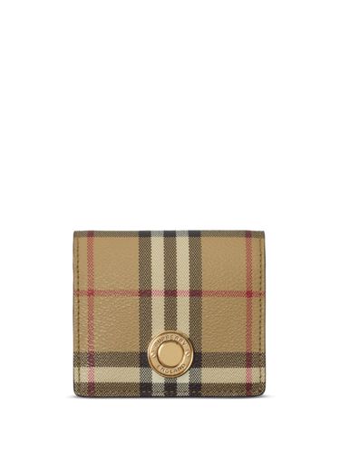 BURBERRY - Check Small Wallet - Burberry - Modalova