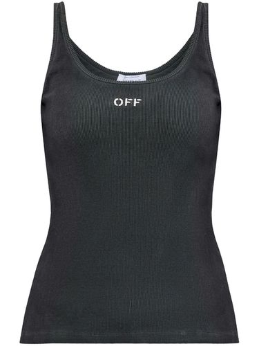 OFF-WHITE - Logo Cotton Tank Top - Off-White - Modalova