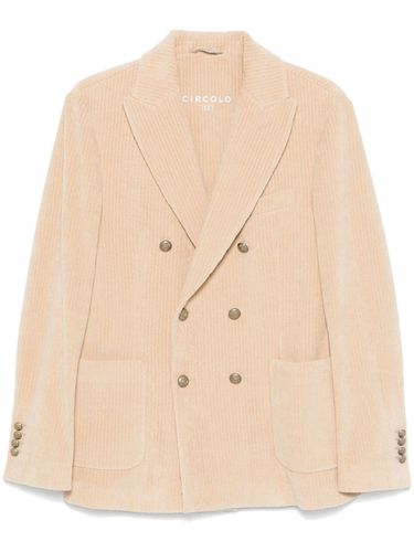 Corduroy Double-breasted Jacket - Circolo 1901 - Modalova