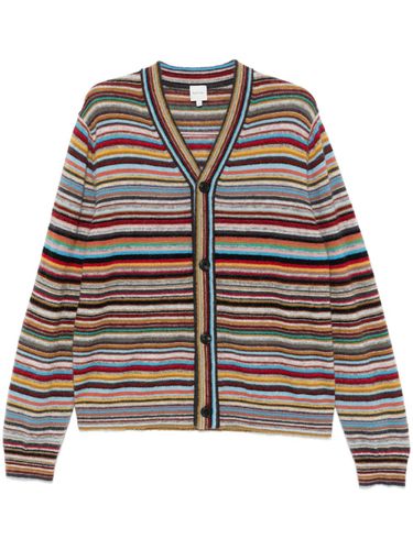 Signature Stripe Wool Blend Cardigan - Paul Smith - Modalova