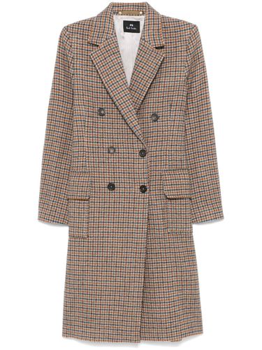 Wool Single-breasted Coat - PS Paul Smith - Modalova