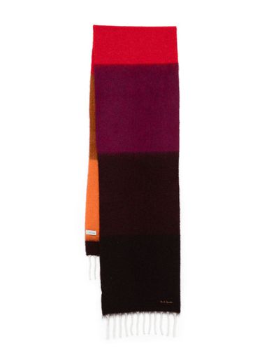 PAUL SMITH - Wool Colorblock Scarf - Paul Smith - Modalova